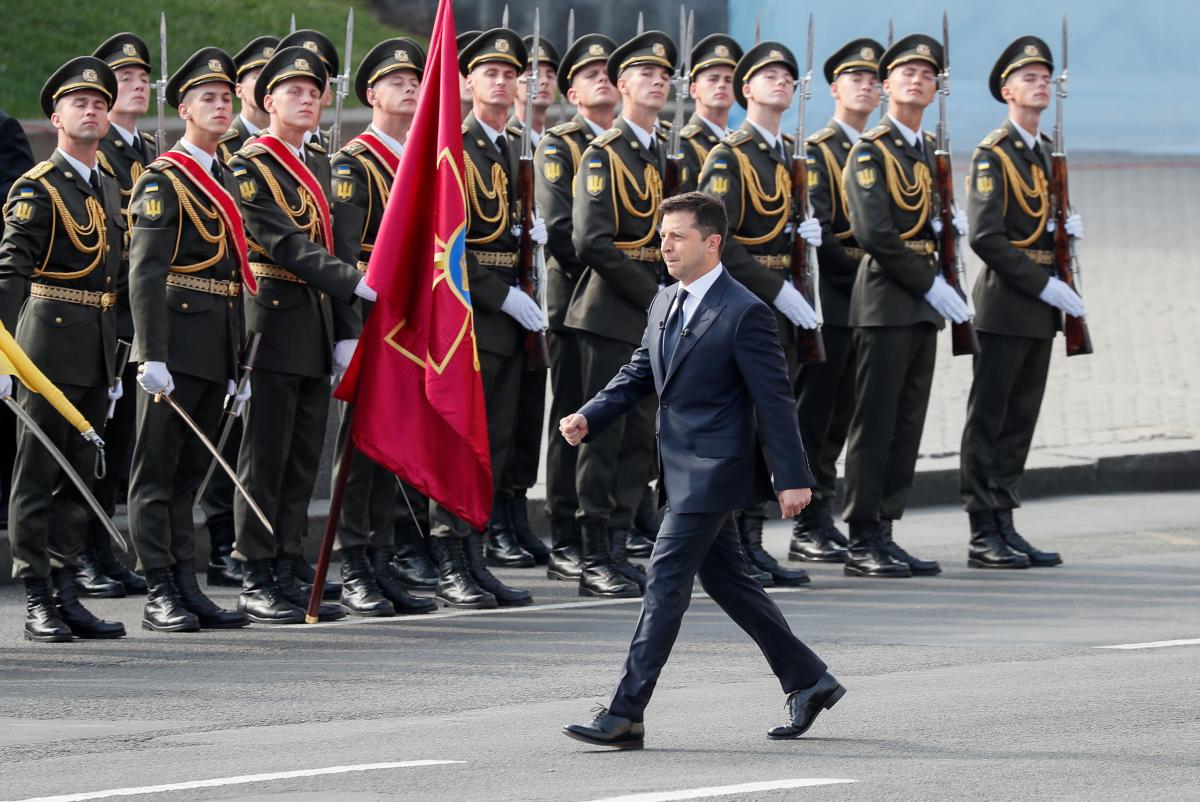 Зеленський привітав українців із Днем захисників і захисниць / фото REUTRS Зеленський привітав українців із Днем захисників і захисниць / фото REUTRS