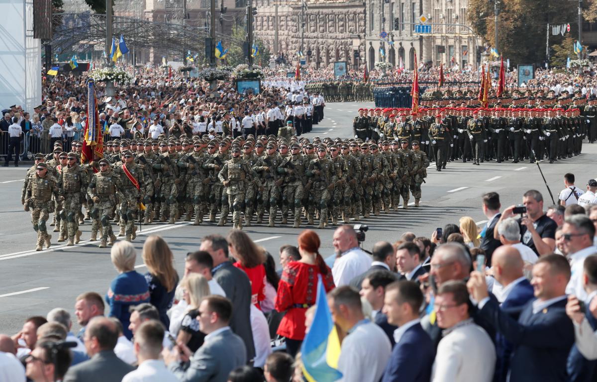Україна масштабно відсвяткувала День Незалежності  / Ілюстрація REUTERS