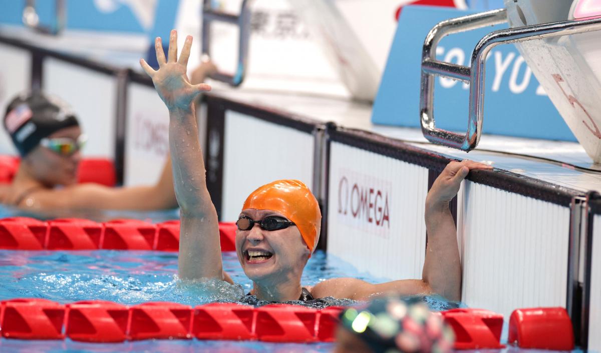 Елизавета Мерешко завоевала свое пятое олимпийское золото в карьере / фото twitter.com/Paralympics