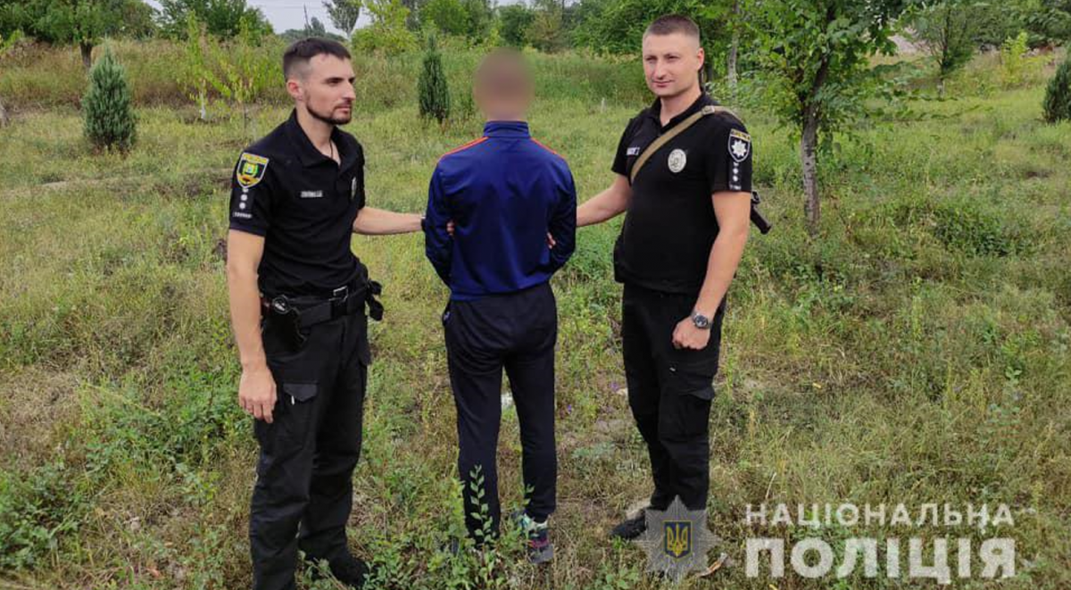 На фото - один из двух задержанных / Нацполиция На фото - один из двух задержанных / Нацполиция