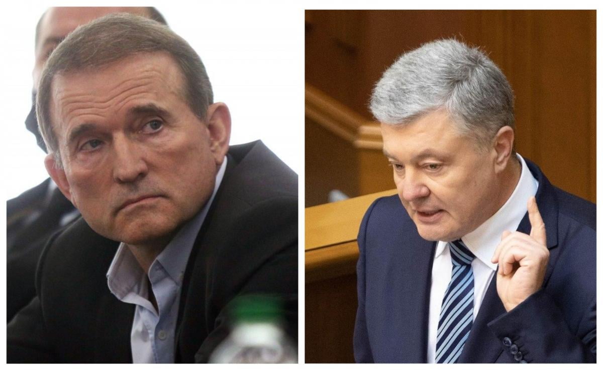 Медведчук случайно "сжег" Путина заявлением о Порошенко и Донбассе / коллаж УНИАН Медведчук случайно "сжег" Путина заявлением о Порошенко и Донбассе / коллаж УНИАН