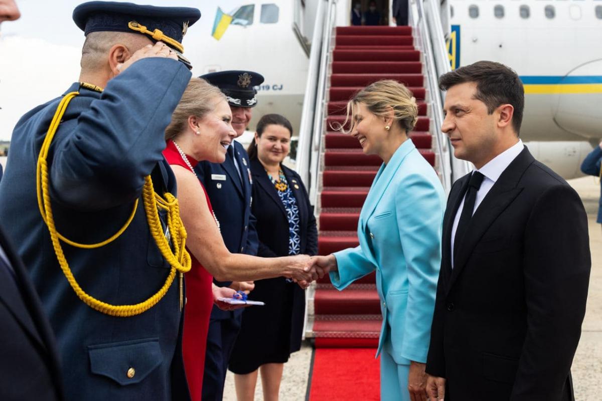 Президент України прибув у США / фото Офіс президента