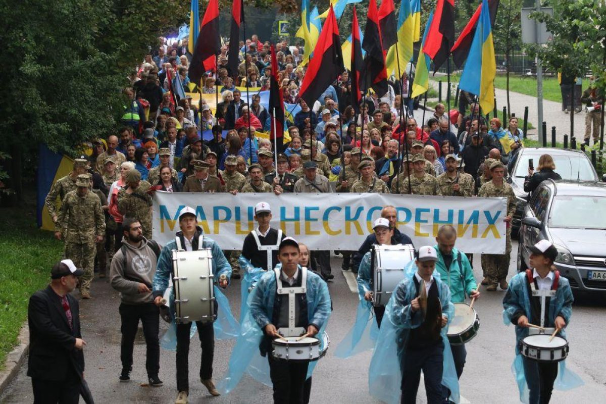 Во Львове по случаю Дня Независимости состоялся Марш непокоренных