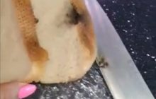 "Воняет порохом": у женщины в руках взорвался батон (видео)