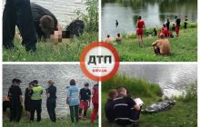 В Киеве на глазах у пьяного парня утонула в озере беременная девушка: видео с места трагедии