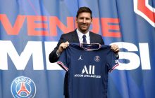 "Сыграть в другой футболке будет странно": ПСЖ представил Месси на пресс-конференции (фото)