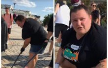 "Драю, чищу": Alyona Alyona отмывает Софийскую площадь после дрифта (видео)