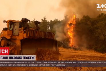 Кілька європейських країн потерпають від задухи та лісових пожеж