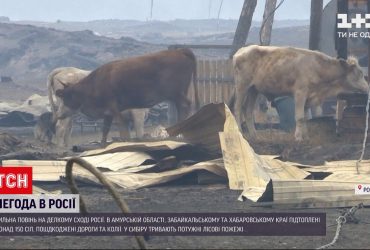 Одразу три регіони Росії накрила потужна повінь, а в Сибіру не вщухають пожежі