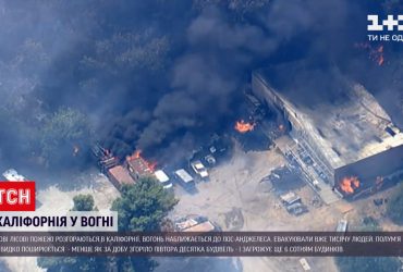 У Каліфорнії розгораються нові лісові пожежі, вогонь наближається до Лос-Анджелеса