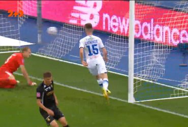 УПЛ | Чемпіонат України з футболу 2021 | Динамо - Колос - 6:0. Відео голу Циганкова (45`)