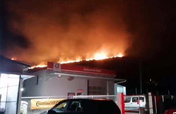 У Хорватії вирують масштабні лісові пожежі, вогонь наблизився до будинків