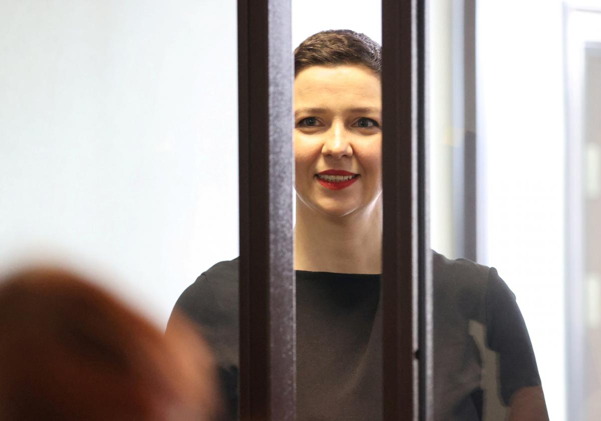 Мария Колесникова перед вынесением приговора / фото REUTERS Мария Колесникова перед вынесением приговора / фото REUTERS