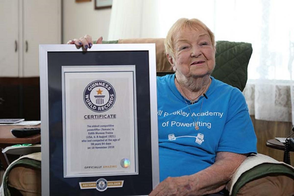 Эдит Мюрвей-Трэйна / фото guinnessworldrecords.com Эдит Мюрвей-Трэйна / фото guinnessworldrecords.com
