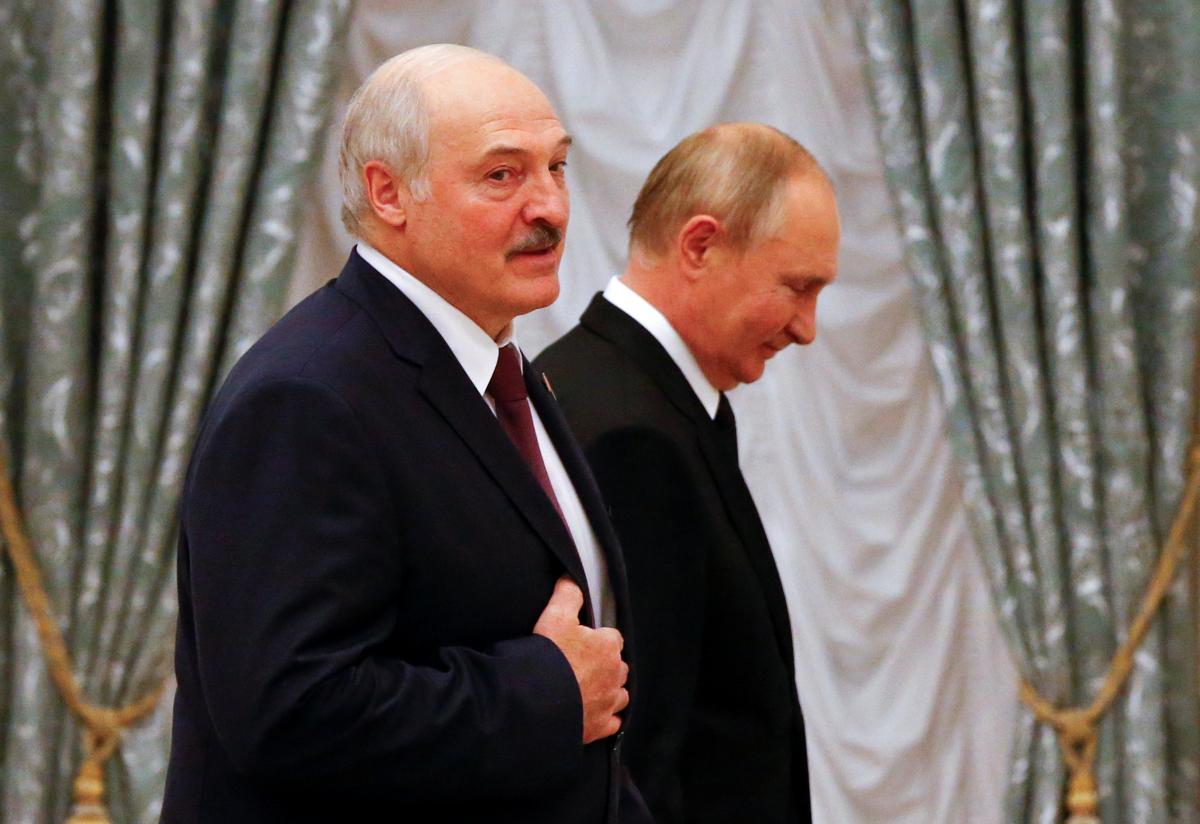 Александр Лукашенко и Владимир Путин / фото REUTERS