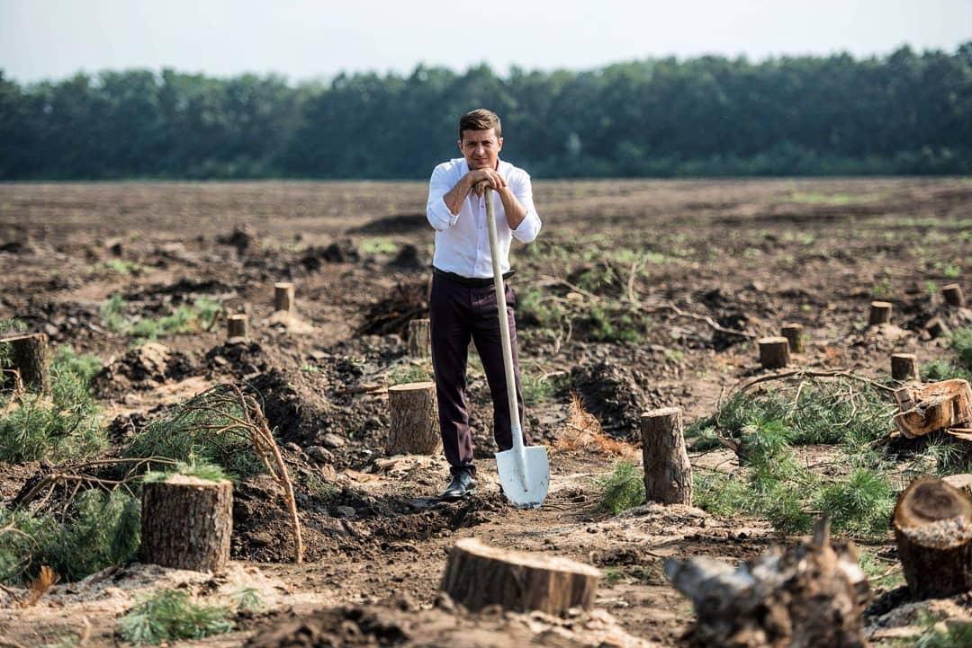 Ранее Зеленский заявил, что в ближайшие три года в Украине высадят 1 млрд деревьев / фото instagram.com Ранее Зеленский заявил, что в ближайшие три года в Украине высадят 1 млрд деревьев / фото instagram.com