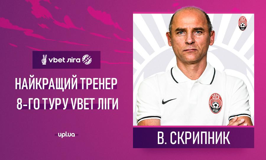УПЛ: названо найкращого тренера та футболіста 8-го туру УПЛ: названо найкращого тренера та футболіста 8-го туру