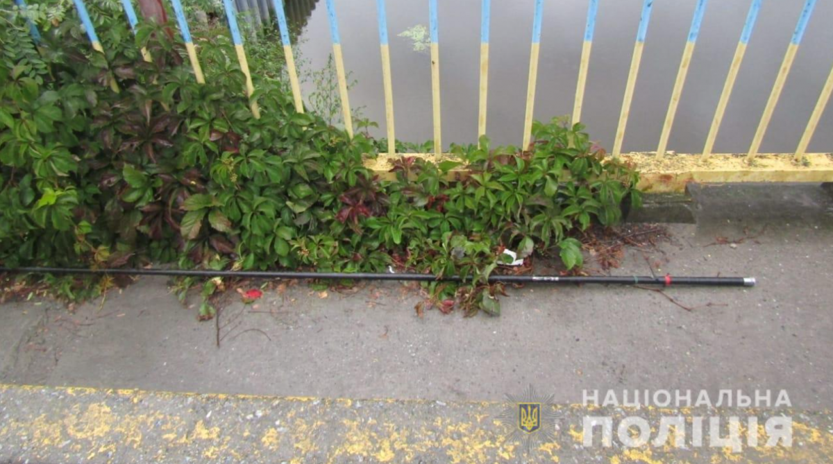 Підлітки рибалили в селі Гнідин / фото Нацполіція Підлітки рибалили в селі Гнідин / фото Нацполіція