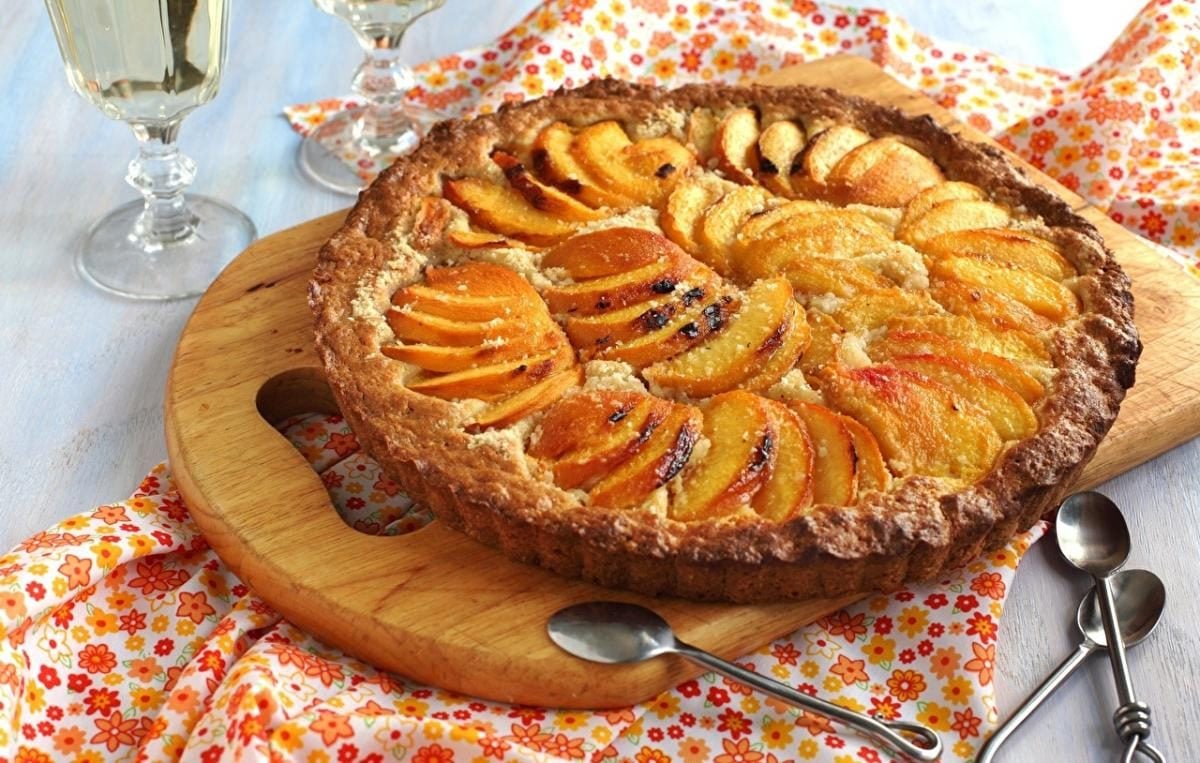 Песочный пирог с яблочным вареньем – пошаговый рецепт приготовления с фото
