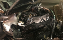 У центрі Одеси іномарка врізалася у стіну підземного переходу, двох людей госпіталізовано (фото)