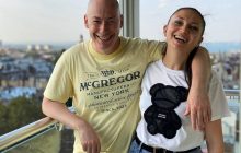 "Кішка в чобітках": дружина Дмитра Гордона в золотистих ботфортах і міні викликала суперечки в мережі
