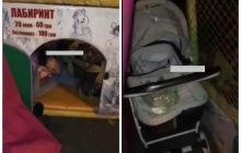 Ночуют на улице: в Одессе мужчина выгоняет жену и 2-месячного ребенка из дома из-за плача малыша (видео)