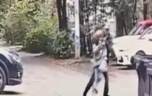 Під Москвою чоловік серед білого дня побив і пограбував маленьку дівчинку (відео)