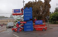 У Києві презентували інсталяцію, яка має привернути увагу до психічного здоров'я чоловіків (фото)