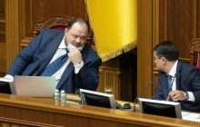 Разумков и Стефанчук публично поспорили из-за принятия закона об олигархах