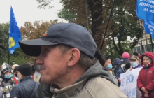 В сети показали видео "массовки" на митинге ОПЗЖ: не владели ни украинским, ни русским языком