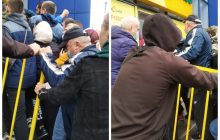 "Битва за трусы": в Днепре люди устроили сильную давку во время "штурма" секонд-хенда (видео)