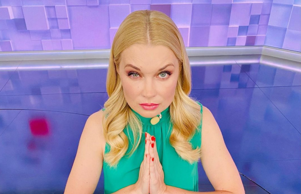 "Треба перестати їсти": ведуча 1+1 Лідія Таран потрапила в курйозну ситуацію прямо на зйомках