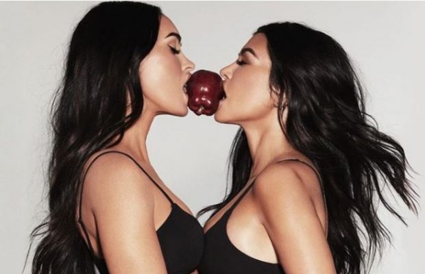 "Божественно!": Меган Фокс і Кортні Кардашьян зняли бюстгальтери і збудили шанувальників (фото)