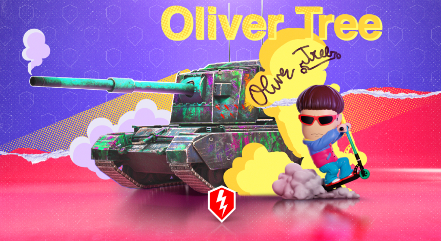 В World of Tanks Blitz пройде гаражна вечірка зі співаком Олівером Трі