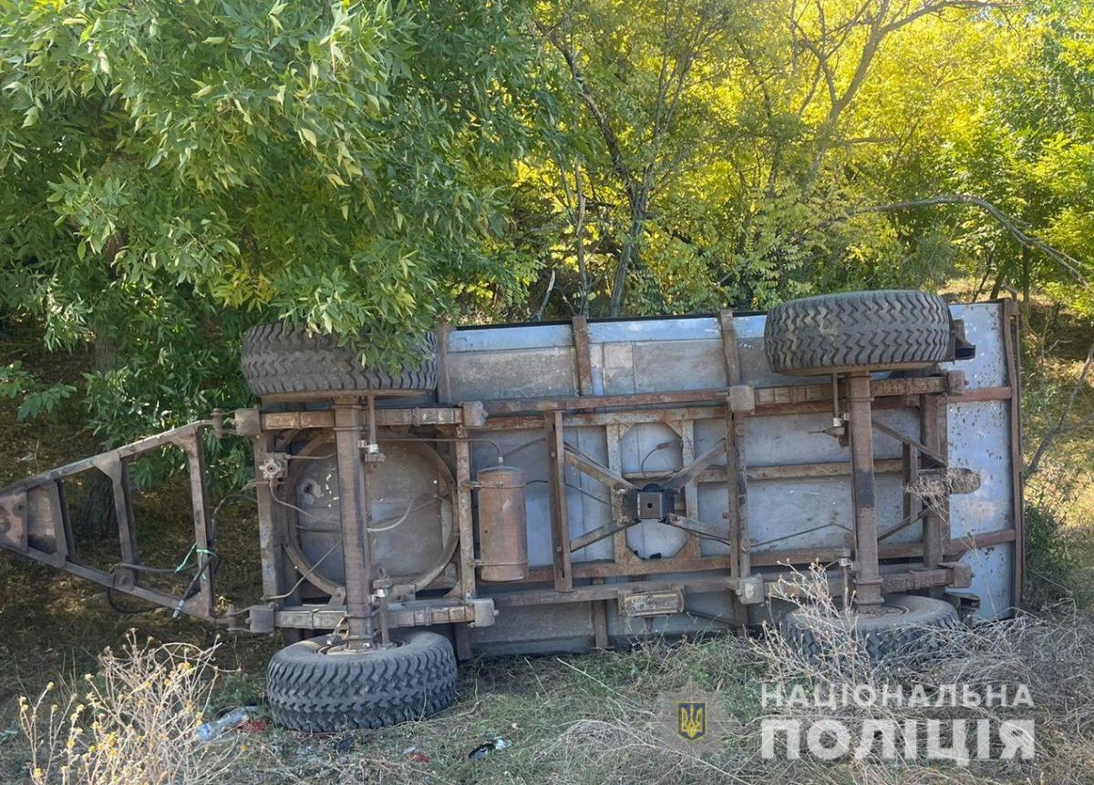 В Одесской области из-за опрокидывания трактора погиб ребенок / фото пресс-служба полиции области