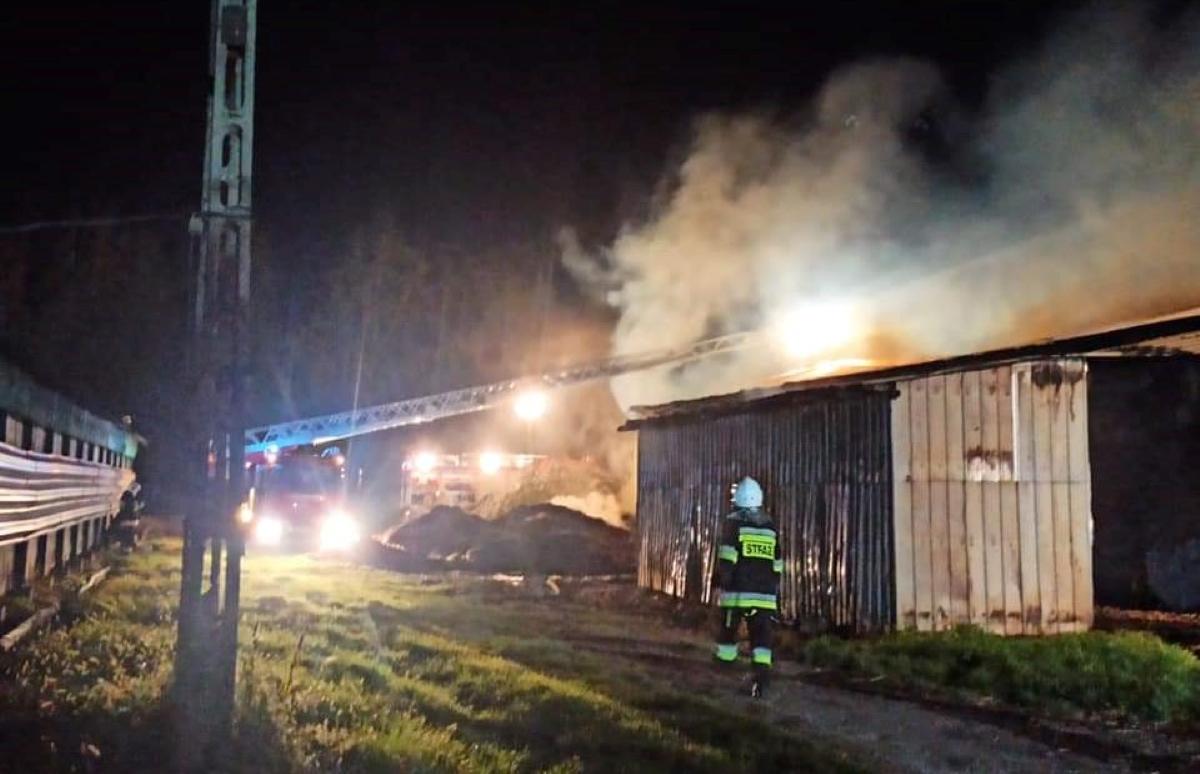 Украинцы устроили поджог на ферме в Польше / фото policja.gov.pl