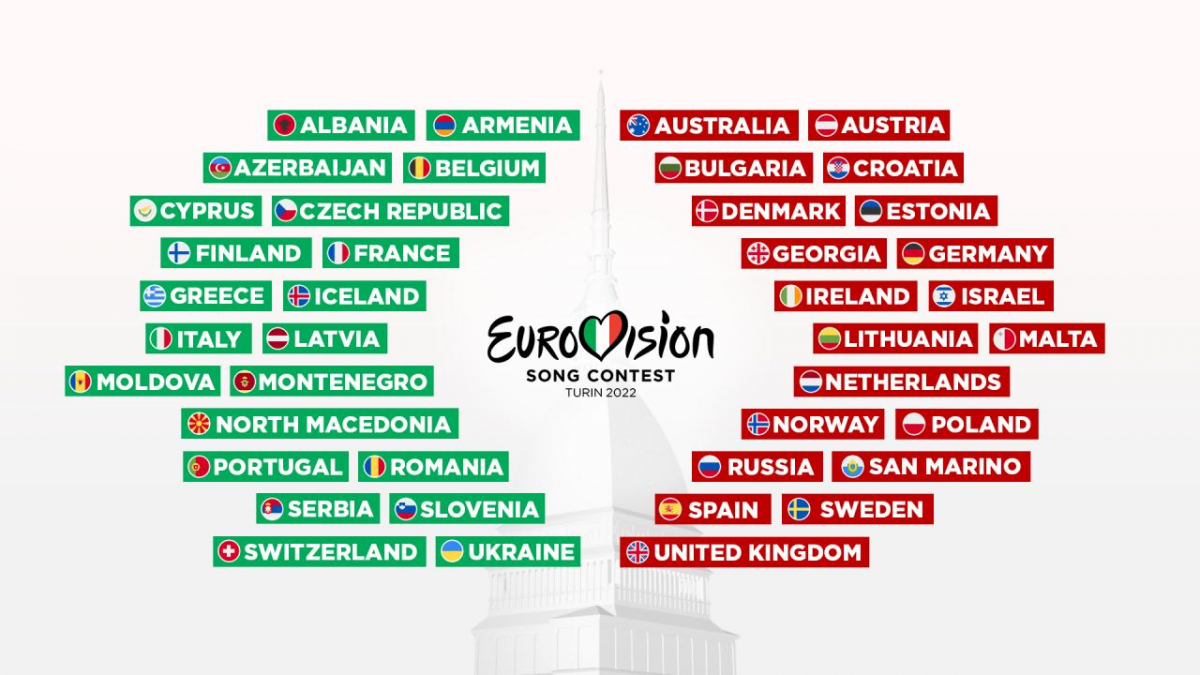 Стало известно, какие страны примут участие в "Евровидении" / eurovision.tv Стало известно, какие страны примут участие в "Евровидении" / eurovision.tv