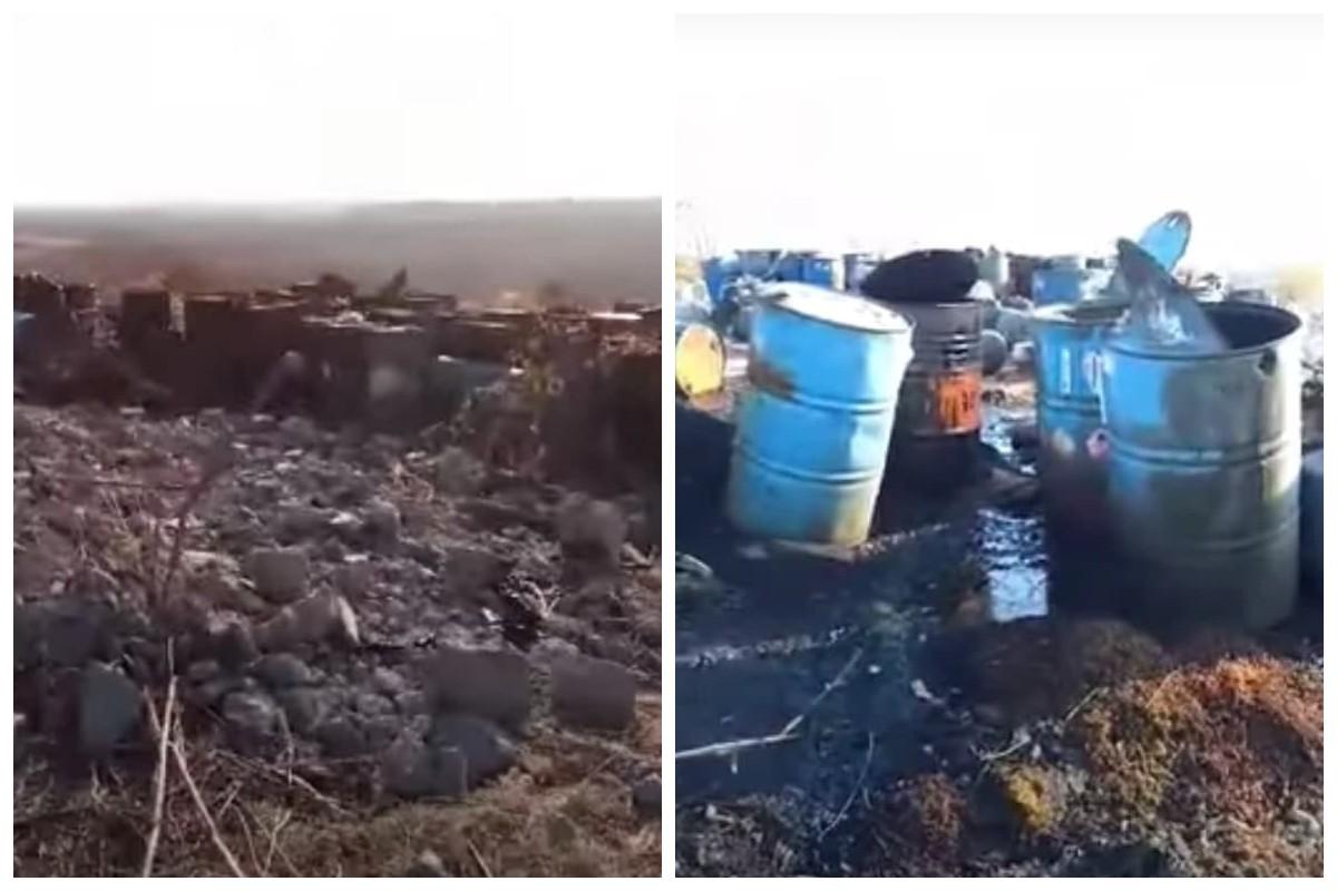 Мешканець Пологівського району побачив посеред мальовничих земель сміття / скриншоти з відео Мешканець Пологівського району побачив посеред мальовничих земель сміття / скриншоти з відео