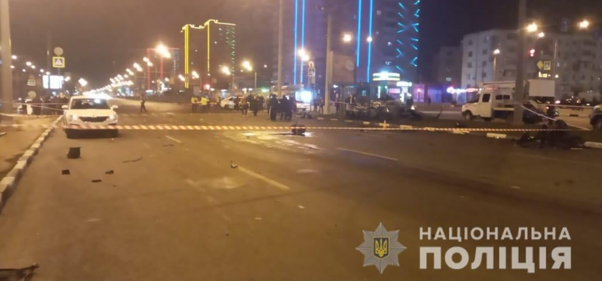 У Харкові "мажор" за кермом влетів в іншу машину, вбивши її водія / Нацполіція У Харкові "мажор" за кермом влетів в іншу машину, вбивши її водія / Нацполіція