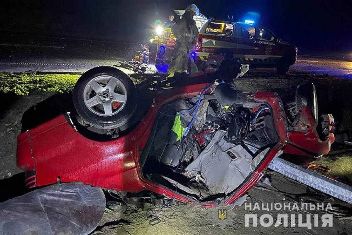 На момент аварии водитель был пьян / фото - полиция Тернопольской области