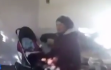 В Киеве семья с младенцем жила в "доме" из листов гипсокартона (видео)