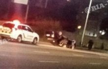 Переворот в воздухе: в Мелитополе случилось автомобильное ЧП (видео)