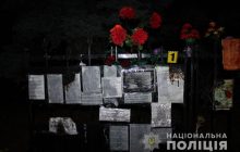 В Одесі підпалили імпровізований меморіал в пам'ять про загиблих у Будинку профспілок (фото)