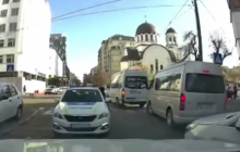 "Миттєва карма": у Києві копи оригінально "провчили" грубого порушника ПДР (відео)