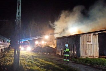 Пьяные украинцы подожгли сарай и ограбили магазин в Польше