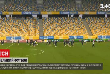 Наша футбольна збірна прийматиме збірну Боснії та Герцоговини