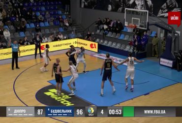 Чемпіонат України з баскетболу. 6 тур | "Дніпро" – "Будівельник"- 87:100.