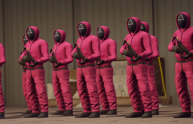 На частных серверах GTA V устроили состязание по мотивам популярного сериала "Игра в кальмара"