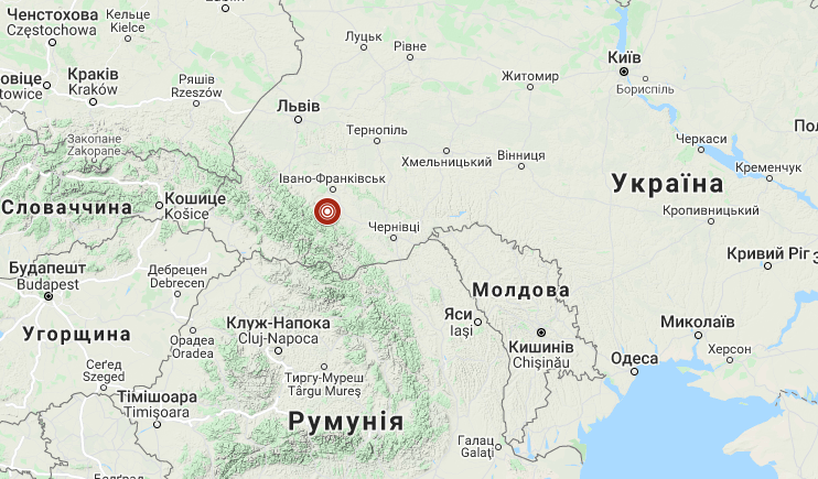 В Ивано-Франковской области произошло землетрясение / фото gcsk.gov.ua В Ивано-Франковской области произошло землетрясение / фото gcsk.gov.ua