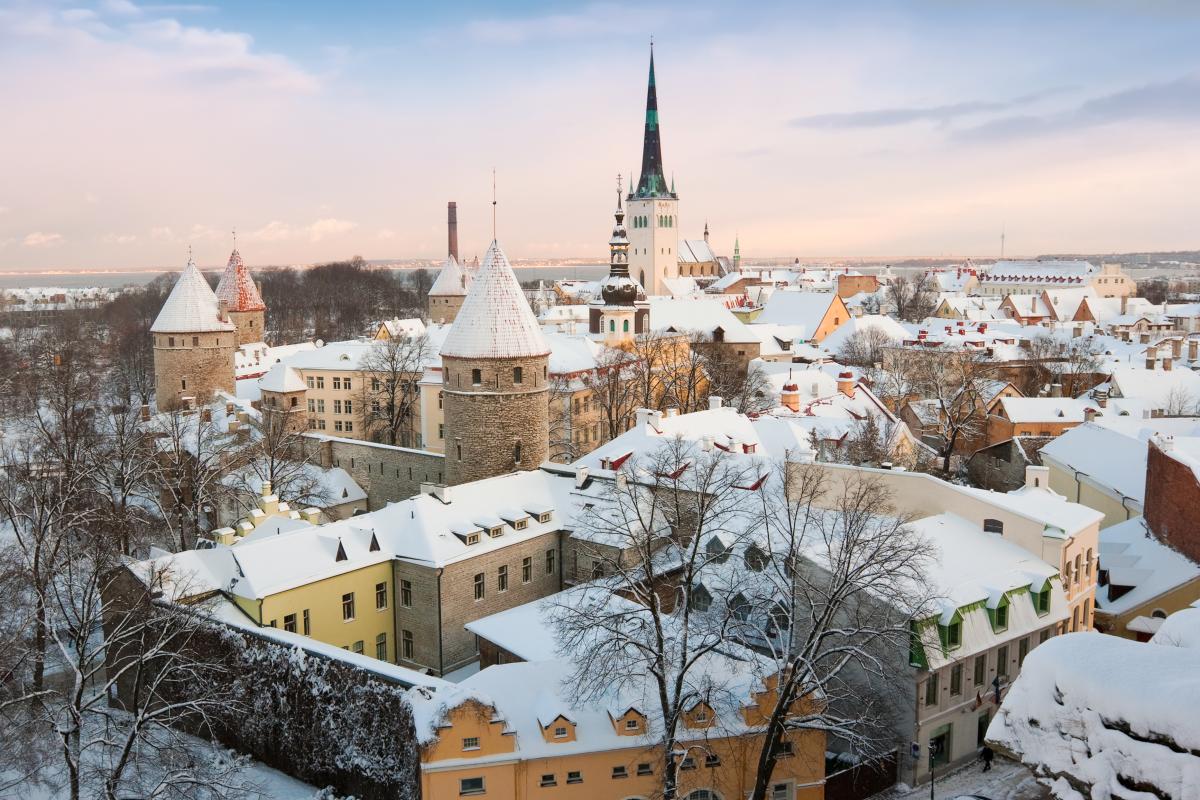Зимова столиця Естонії / фото ua.depositphotos.com
